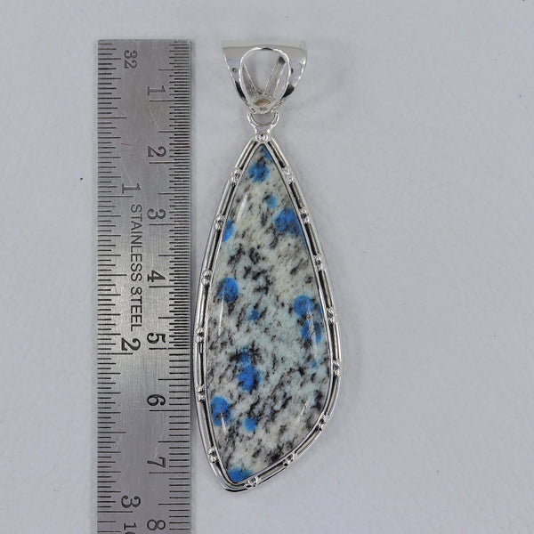 925 Sterling Silver K2 Jasper Pendants