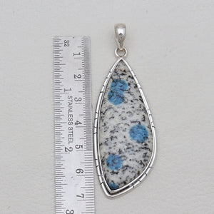 925 Sterling Silver K2 Jasper Pendants