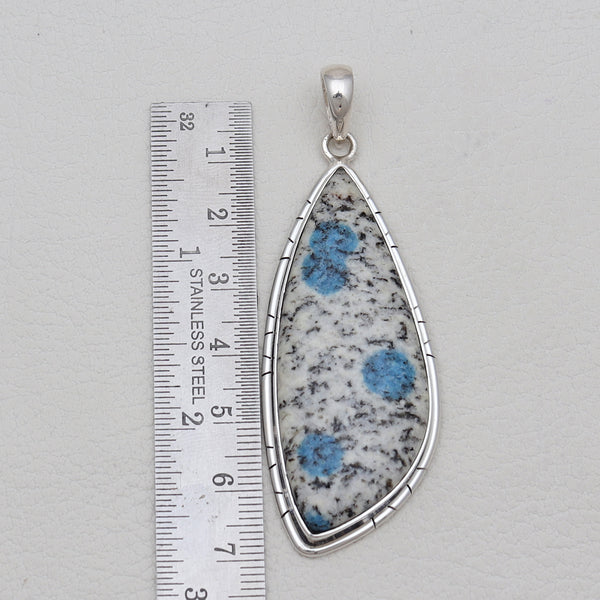 925 Sterling Silver K2 Jasper Pendants