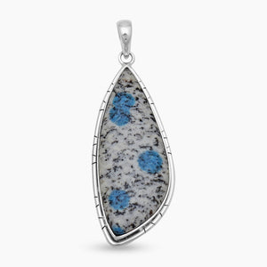 925 Sterling Silver K2 Jasper Pendants