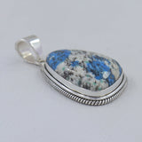 925 Sterling Silver K2 Jasper Pendant