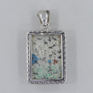 925 Sterling Silver K2 Jasper Pendants