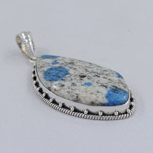 925 Sterling Silver K2 Jasper Pendants