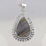 Labradorite 925 Silver Pendant