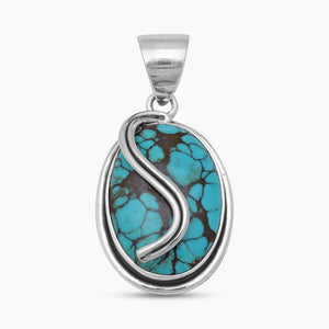 925 Silver Tibetan Turquoise Pendants