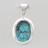 925 Silver Tibetan Turquoise Pendants