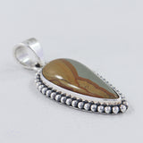 Wilehorse Jasper Silver Pendant