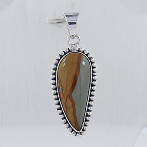 Wilehorse Jasper Silver Pendants