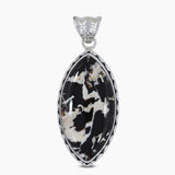 Peanut Wood Jasper Silver Pendants
