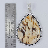Peanut Wood Jasper Silver Pendants