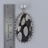 Peanut Wood Jasper Silver Pendants
