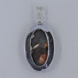 Peanut Wood Jasper Silver Pendants
