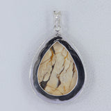 Peanut Wood Jasper Silver Pendants