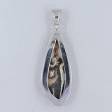 Peanut Wood Jasper Silver Pendants