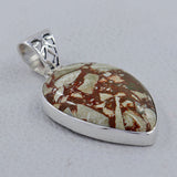 Rainforest Jasper Silver Pendants