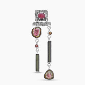 Tourmaline Silver Necklaces