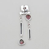 Tourmaline Silver Necklaces