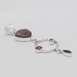 925 Silver Watermelon Tourmaline Pendants