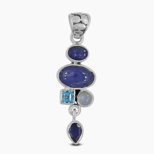 925 Sterling Silver Tanzanite Pendants
