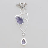 925 Sterling Silver Tanzanite Pendants