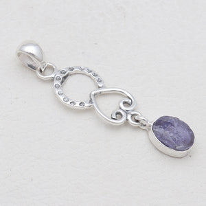 925 Sterling Silver Tanzanite Pendants