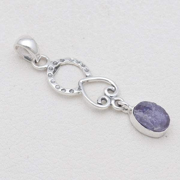 925 Sterling Silver Tanzanite Pendants