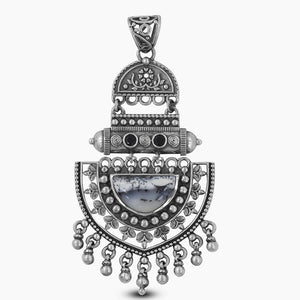 Dendritic Opal 925 Sterling Silver Jewelry Sets