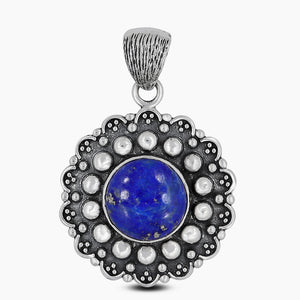 925 Sterling Silver Lapis Lazuli Pendants