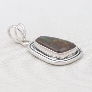 925 Sterling Silver Ammolite Pendants