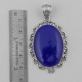 Natural Lapis lazuli Jewelry Set 925 Sterling Silver