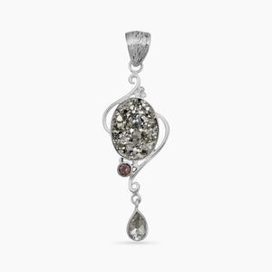 Pyrite Druzy Jewelry Sets