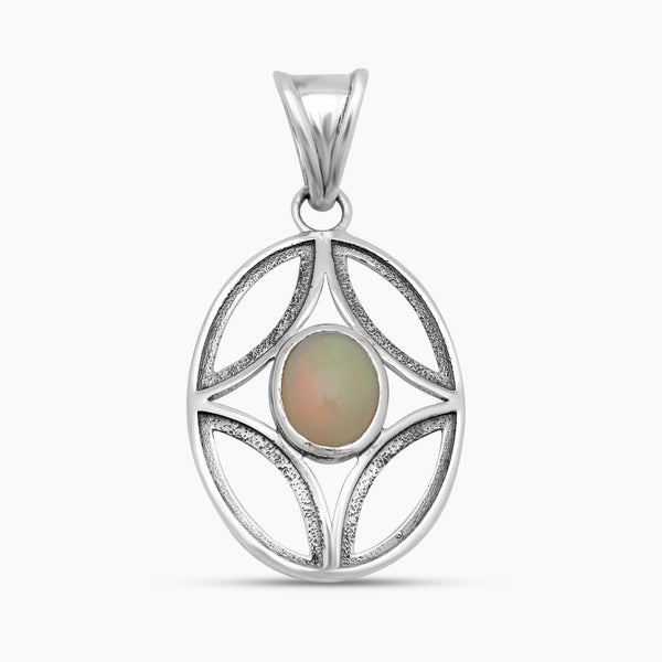 Ethiopian Opal Silver Pendants