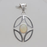Ethiopian Opal Silver Pendants