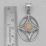 Ethiopian Opal Silver Pendants