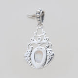 Rainbow Moonstone Silver Designer Pendants
