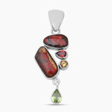 925 Sterling Silver Ammolite Pendants