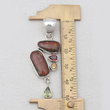 925 Sterling Silver Ammolite Pendants