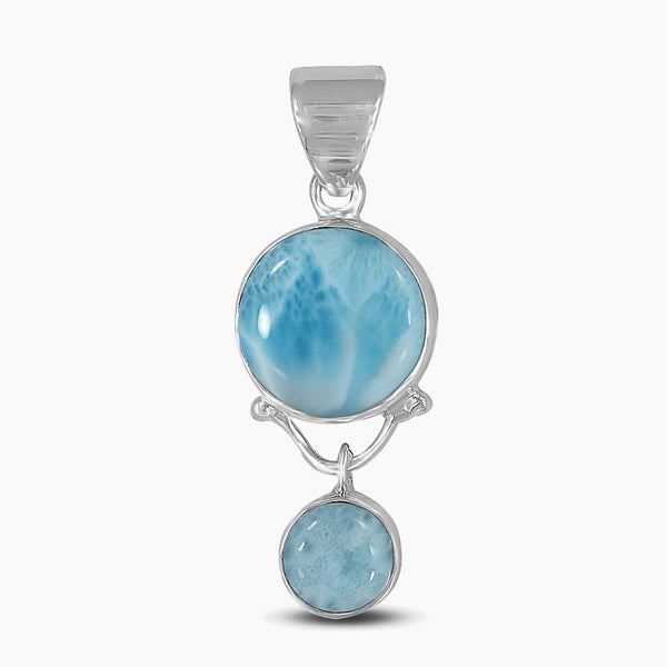 925 Sterling Silver Larimar Pendants