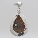 925 Sterling Silver Ammonite Pendants