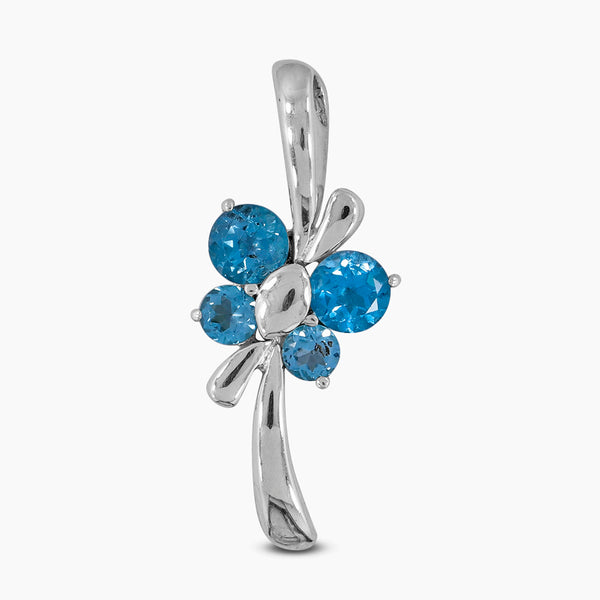 Black Onyx Butterfly Silver Pendants