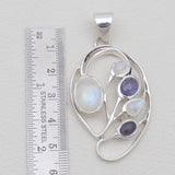 925 Sterling Silver Larimar Pendants