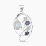 925 Sterling Silver Larimar Pendants