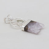 Amethyst Stalactite Gemstone Silver Pendants