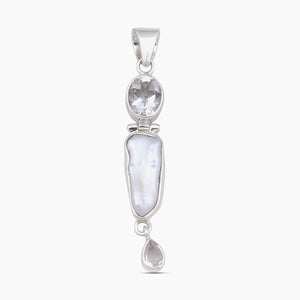 Fresh Water Pearl Silver Pendants