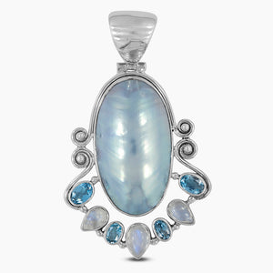 925 Silver Osmania Pearl Pendants