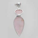 925 Silver Pink Jasper Pendants