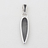 Orthoceras & Stingray Loop Silver Pendants