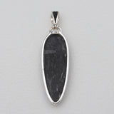 Orthoceras & Stingray Loop Silver Pendants