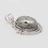 Golden Pyrite Silver Pendants
