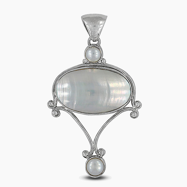 925 Silver Osmania Mabe Pendants